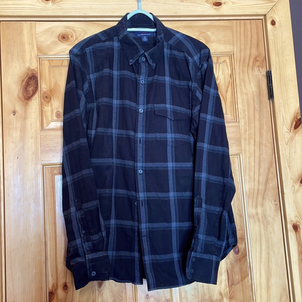 Men’s Large Slim Fit American Eagle Button-up
